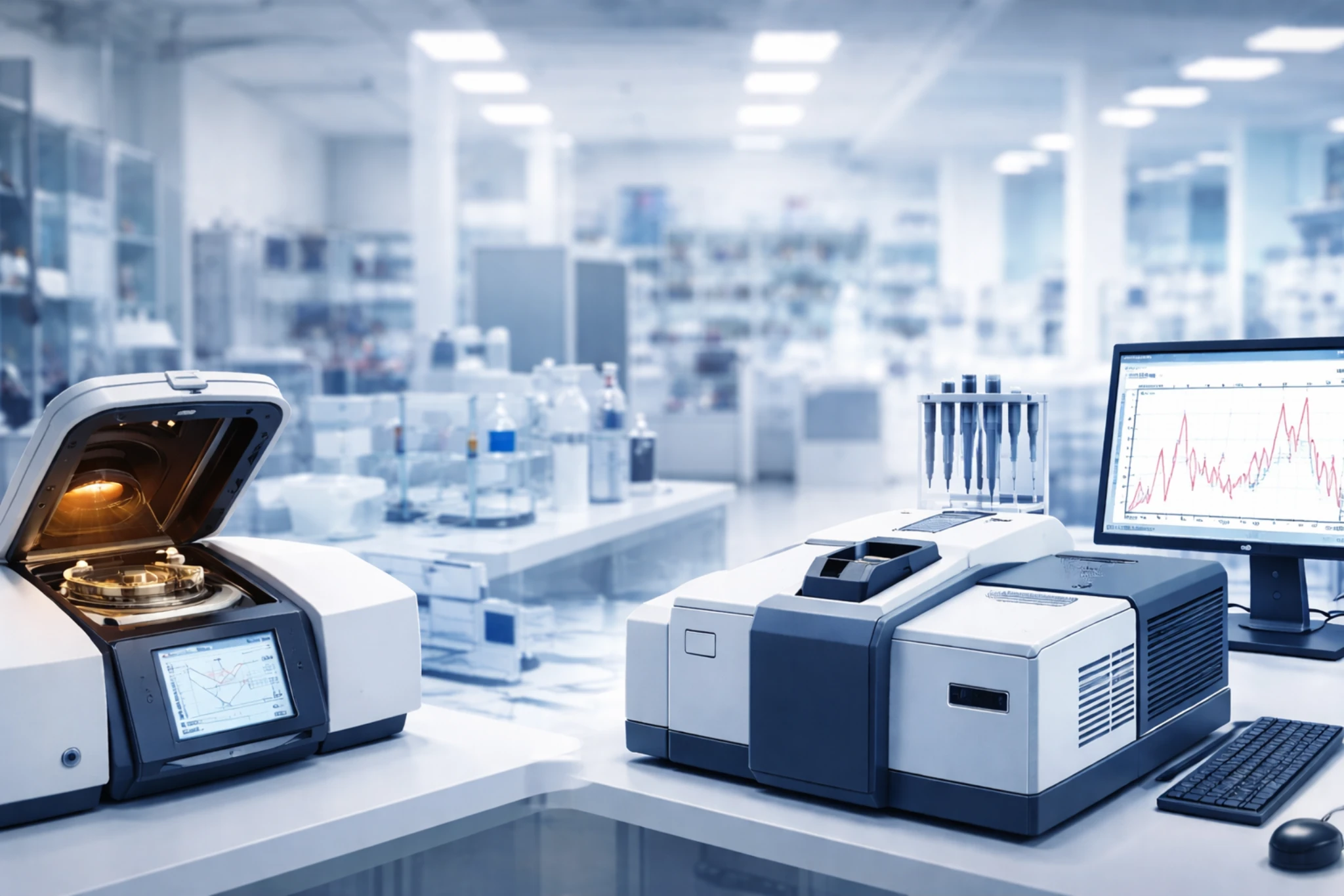 Manutenção de equipamentos analíticos e laboratoriais de alta precisão