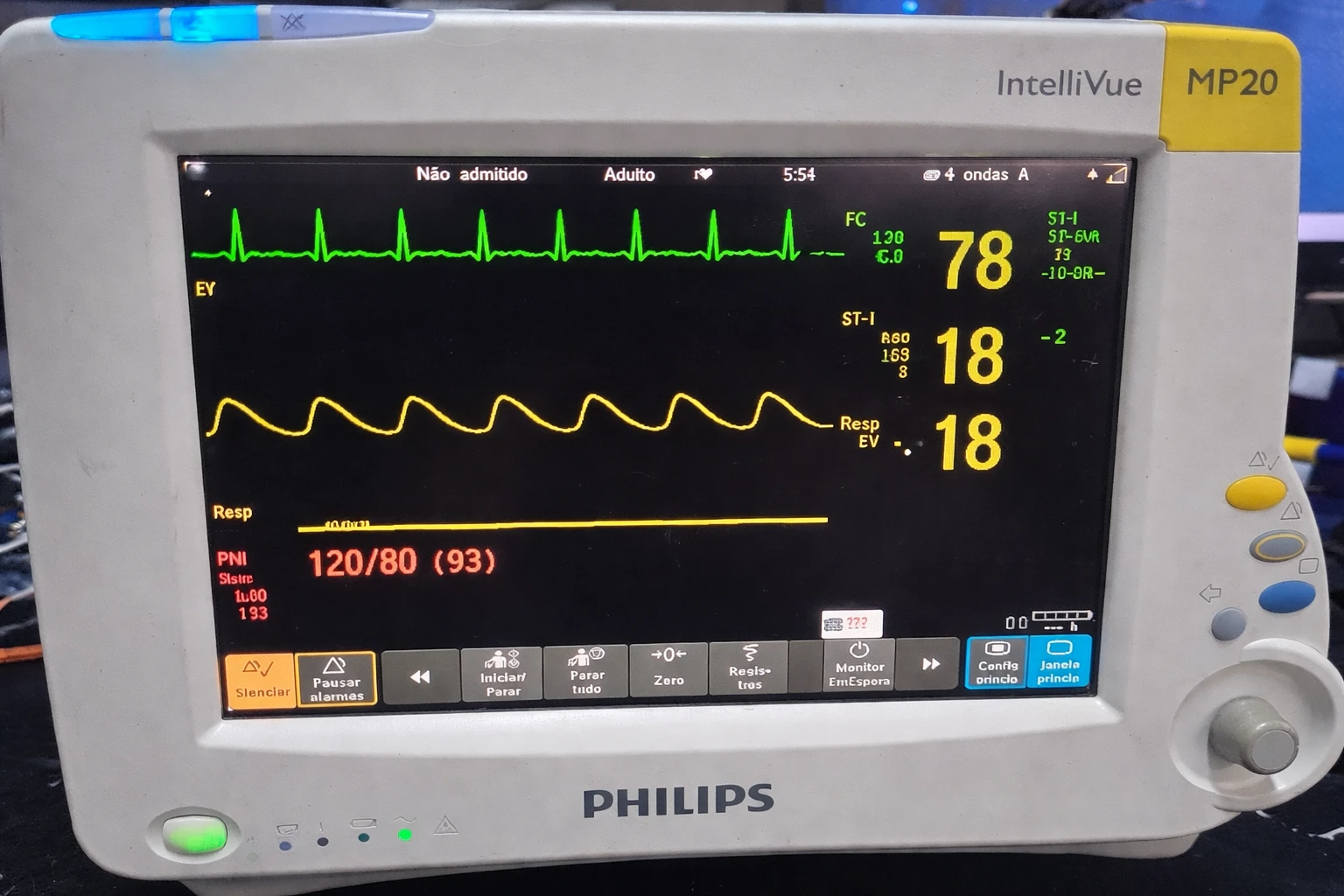 Monitor multiparâmetros Philips MP20