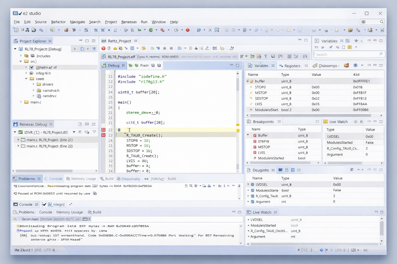 Firmware e integração de sensores, I/O e comunicação